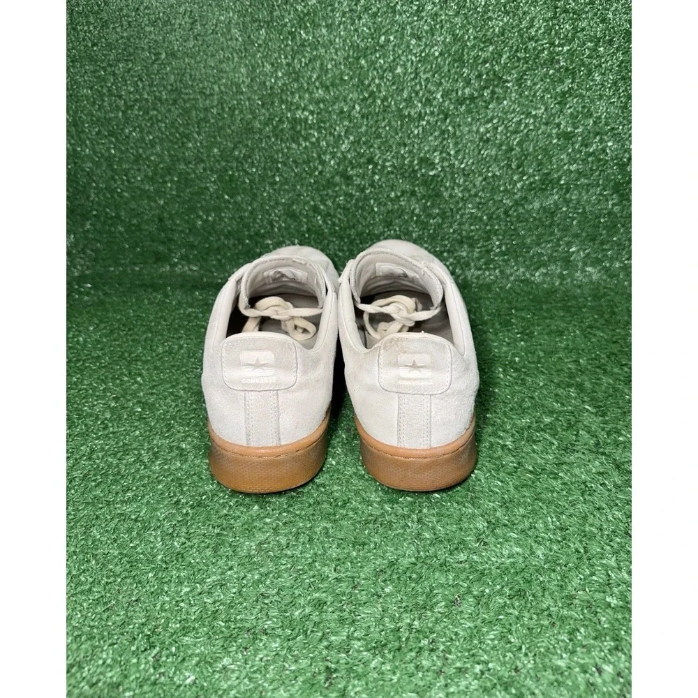 Converse Pro‎ Leather Shoes Mens Size 12 Beige Leather Low Top Comfort Sneakers